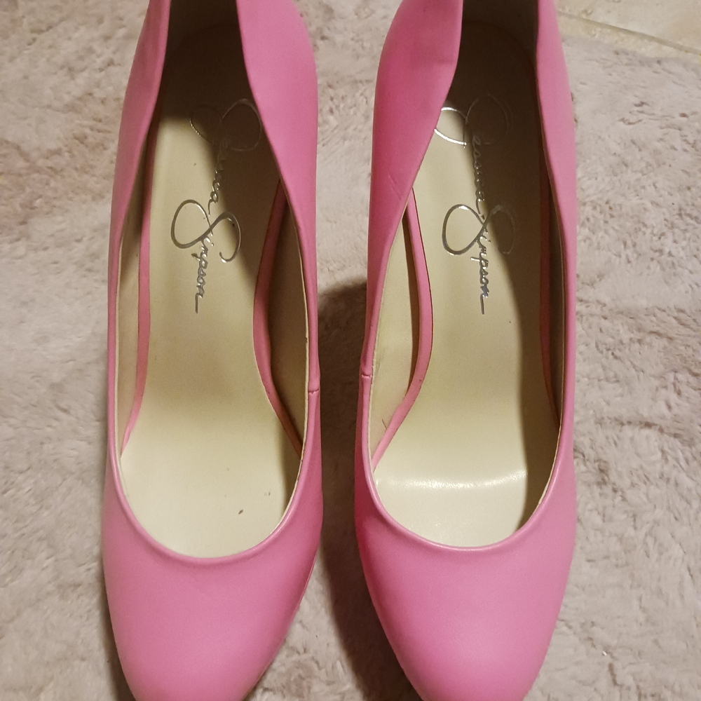 Jessica Simpson Pink Platform Heels